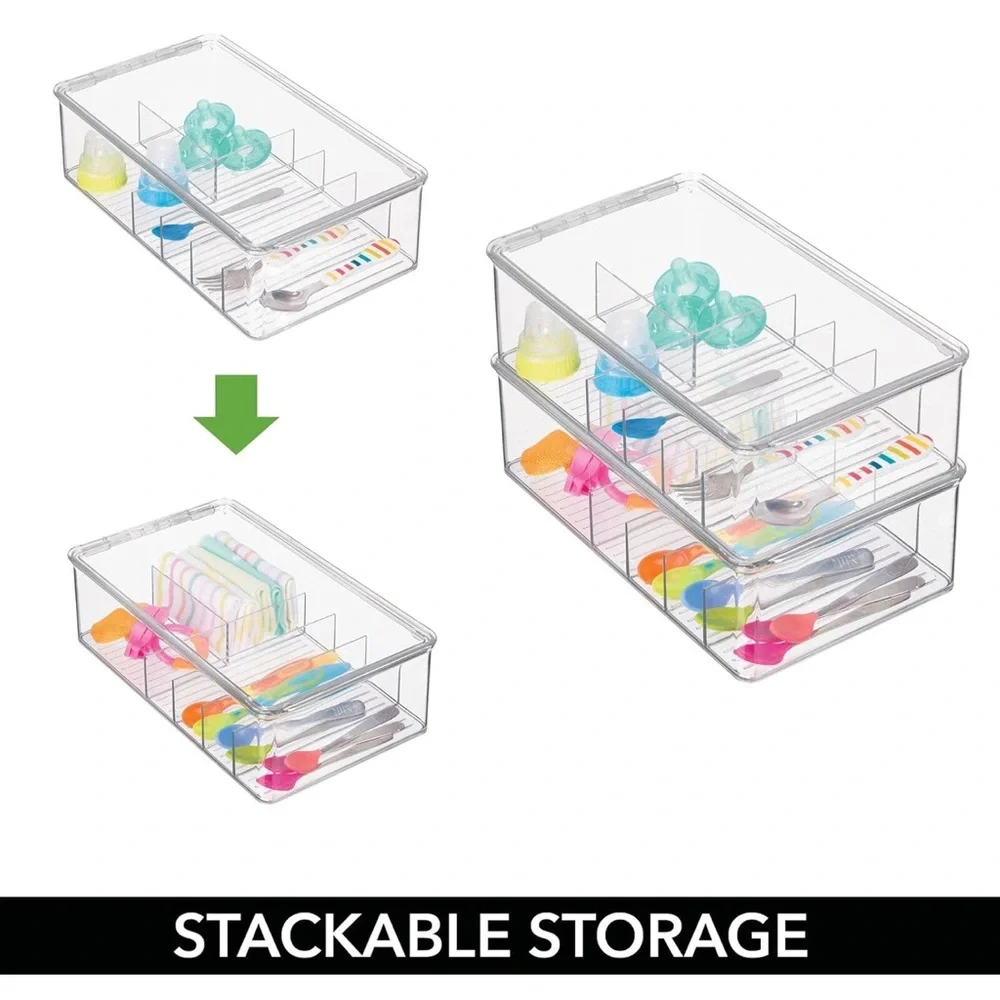 Clear Stackable Storage Organizer